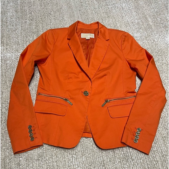 Michael Kors Orange Blazer - Picture 13 of 15